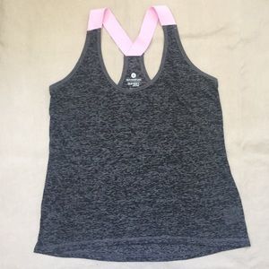 Old Navy Grey/black burnout tank